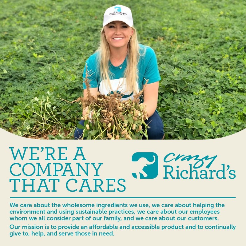 Crazy Richard's 100% All-Natural Creamy Vegan Peanut Butter with No