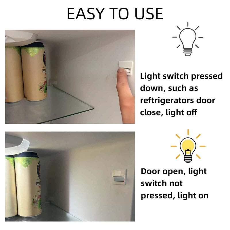 3 - Pack Universal Refrigerator Door Light Switch, 2 -