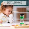 3 Minute Sand Timer for Classroom, Plastic Hourglass Sand Clock,