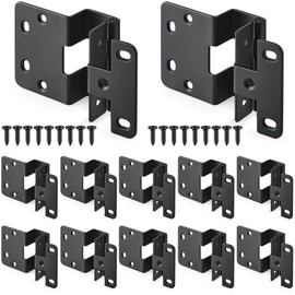 Yaocom Five-Knuckle Hinge for 3/4" Door Thickness, 270 Degree Hinge Institutional Hinge, Black Powder Finish for Institutional Use in Hospitals, Schools, and Other Comercial Settings (12)