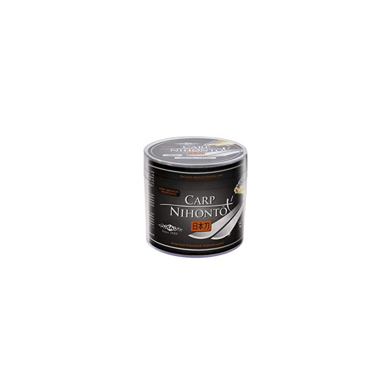 NIHONTO CARP 600 m Black Matte Monofilament Very Smooth Fishing