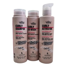 Curly Lendan Shampoo + Acondicionador Co-wash + Activador
