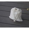 Lontenrea 8 Pcs 25x30cm Drawstring Cotton Muslin Bags Reusable Storage