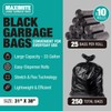 32-33 Gallon Black Trash Bags, Heavy-Duty | 32” x 38”
