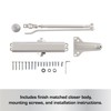 BRINKS Commercial - Heavy Duty Commercial Door Closer, Aluminum Finish