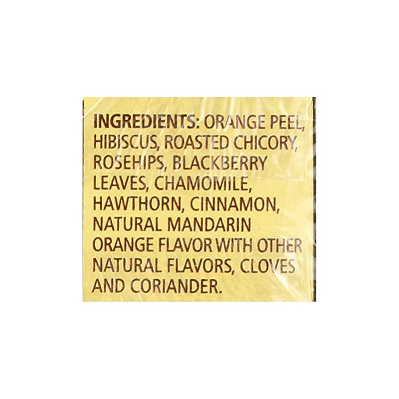 Celestial Seasonings Herb Tea Mandarin Orange Spice, 20-count (Pack of