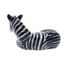WitnyStore Tiny 1¾" Long Standing Zebra Figurine - Miniature Hand