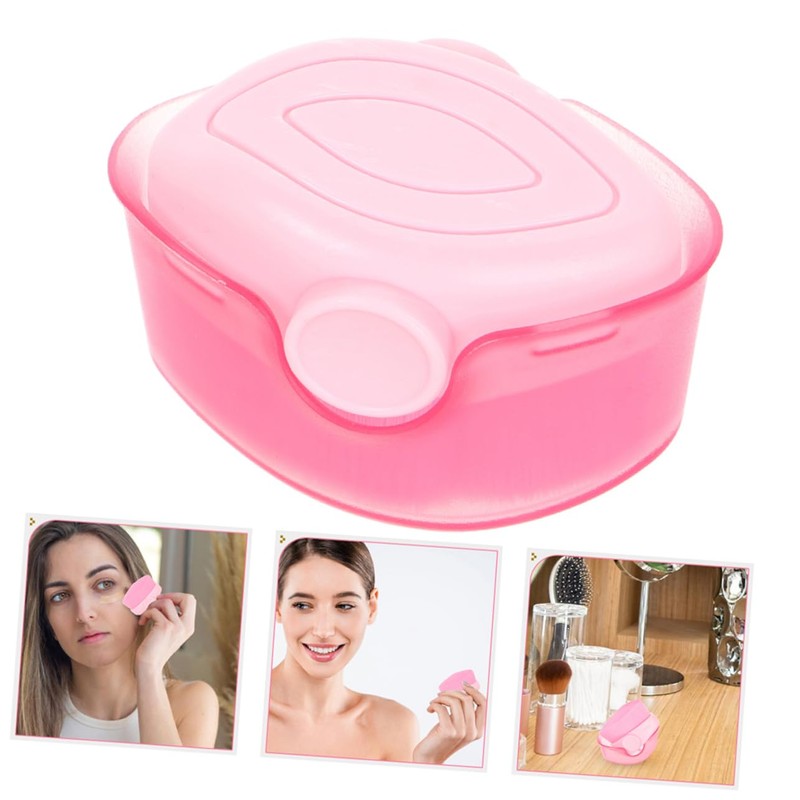 Mikinona 2pcs Foundation Brush Makeup Cosmetics Powder Cheeks Multifunctional Cover