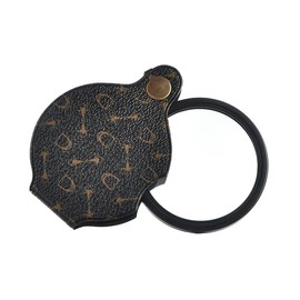 PLABBDPL Handheld Magnifying Glass Folding Reading Aid Magnifying Glass Pocket Magnifier 15x Pocket Magnifier Diameter 70 mm