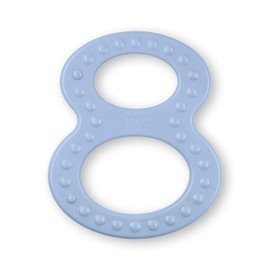 NUK 10256455 Teething Ring Set with Different Surfaces from 0 Months 2-Piece Multi-Coloured