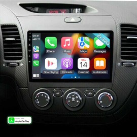 For 2014-2018 Kia Forte Radio Apple CarPlay Android 12.0 Radio GPS Touch Screen