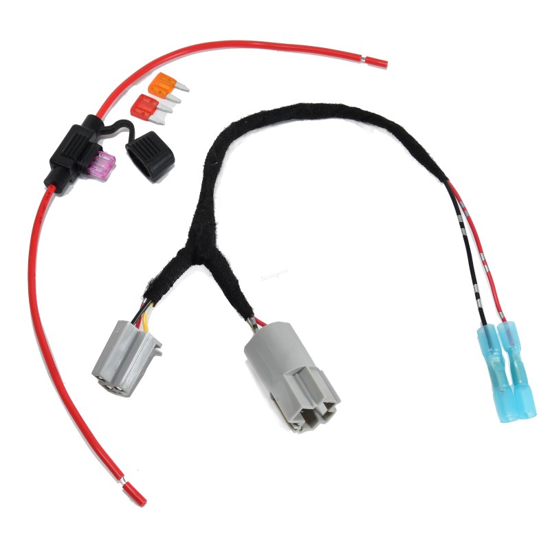 RED WOLF 12 Volts Power Adapter Wiring Harness Switch Connector