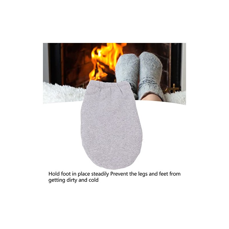SonewCast Sock Cover for Foot, Elastic Thick Warm Fleece Foot