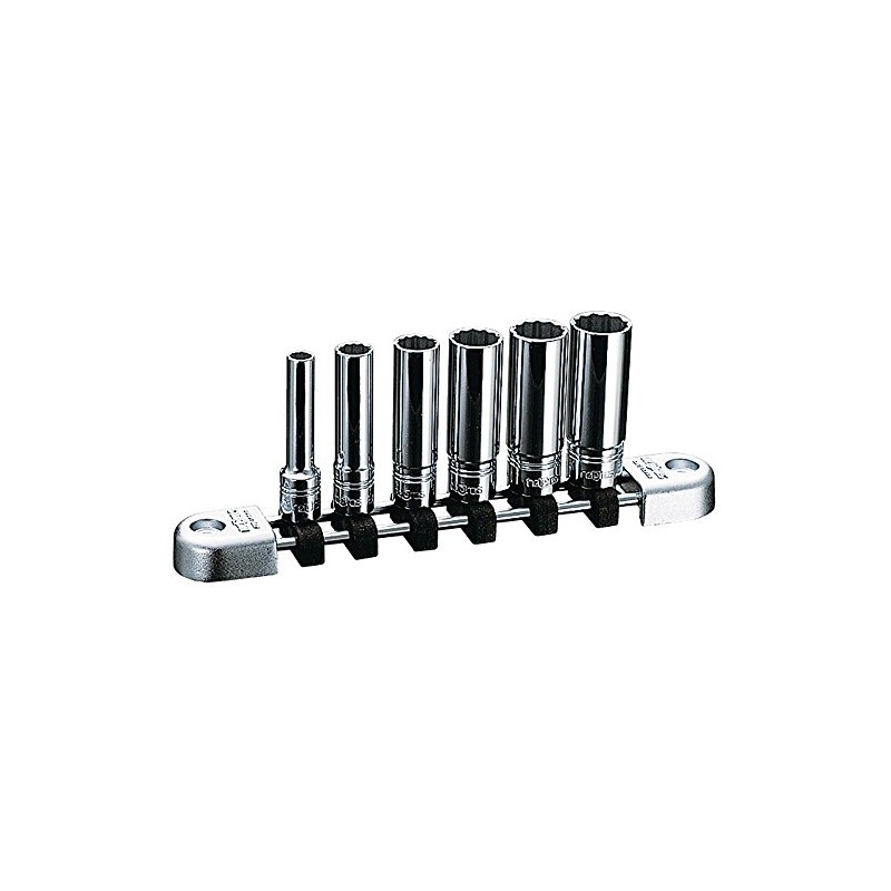 Nepros 1/4"sq. Deep Socket Wrench (6pcs.)