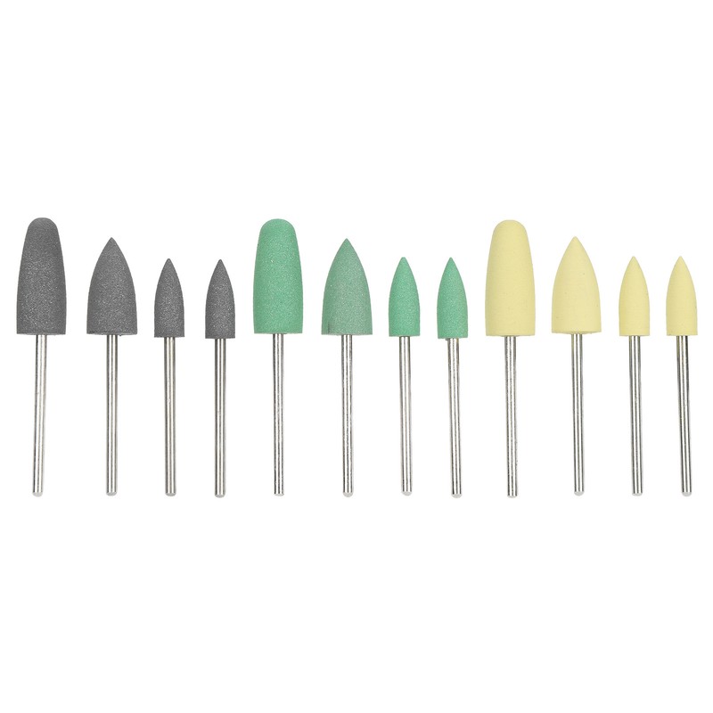 Dental Silicone Rubber Polisher Grinding Head Stainless Steel Shank Dental