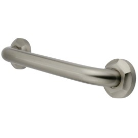 Kingston Brass Metropolitan 24" Grab Bar, 1-1/4" Diameter - Matte Black