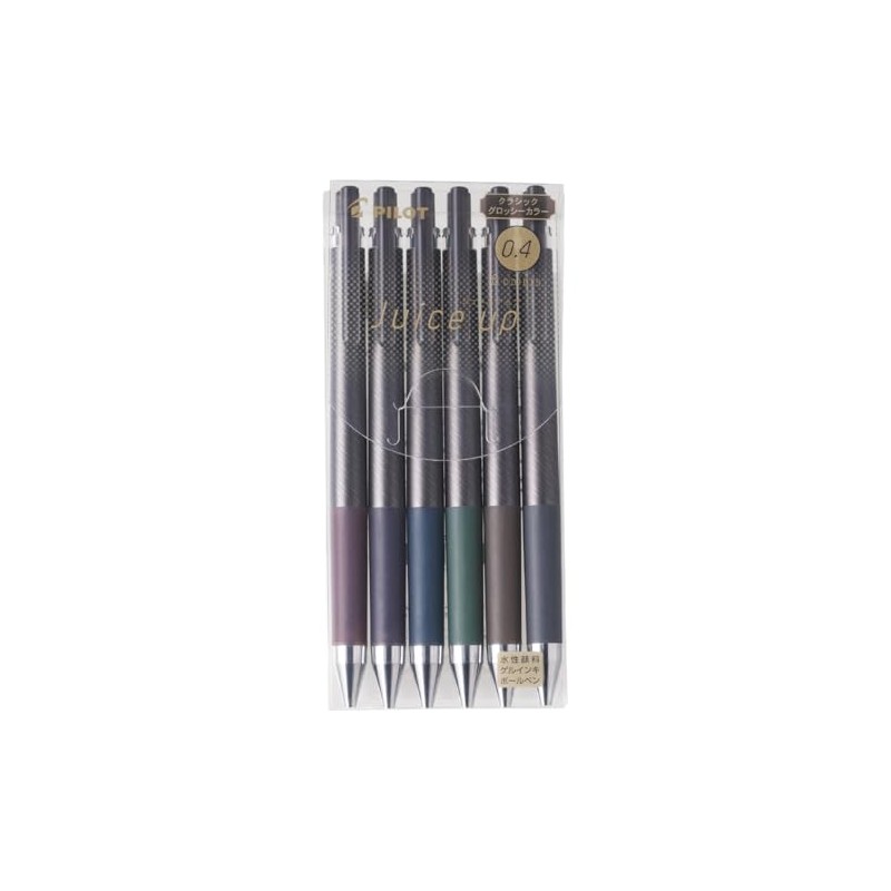 Pilot Gel Ballpoint Pen Juice Up 0.4 Classic Glossy Color