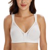 DotVol Women's Full Cup Front Closure Strong Hold Without Underwire