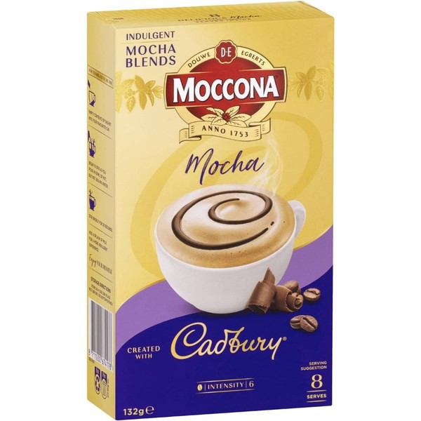 Moccona Cadbury Mocha Sachets 8 Pack