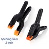 FRICHOM 10 PCS 4.5 inch Professional Plastic Large Spring Clamps