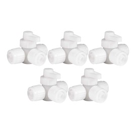RecPro RV Plumbing Hardware | 06910 | 3-Way 1/2" Compression Fitting Directional/Bypass Valve | Pex Pipe/Tubing Fittings (5 Fittings)