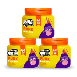 Moco de Gorila Snot Hair Styling Gel le da a tu peinado un efecto duradero, reactiva con agua, alta fijación, 9.5 onzas, paquete de 3