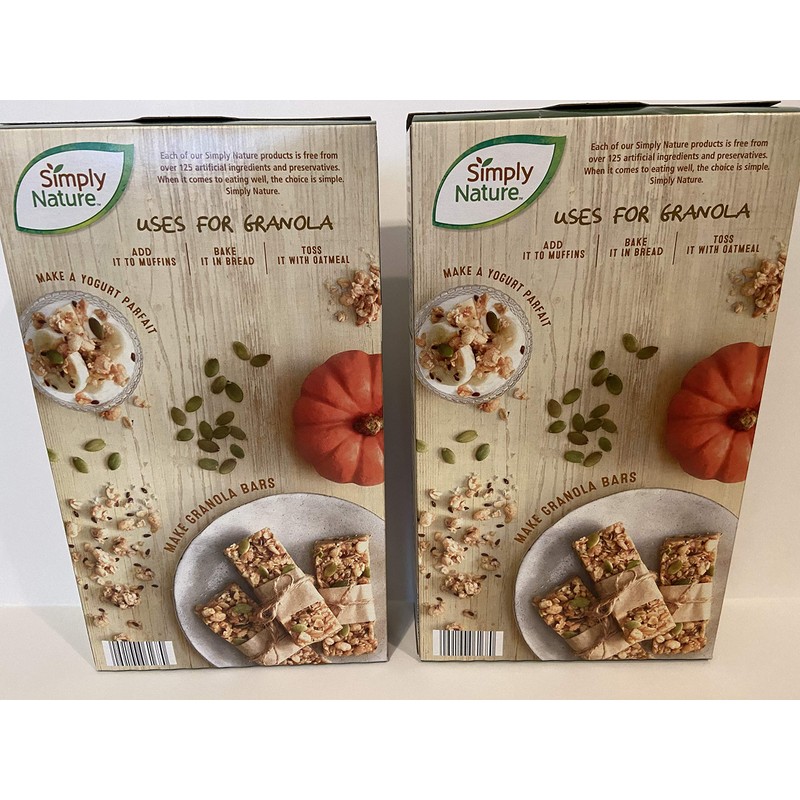 (2) 11.5 oz boxes Simply Nature Organic non-GMO Pumpkin Seed