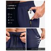 Pudolla Men's Lightweight Hiking Pants Quick-Dry Outdoor Sweatpants with Zipper