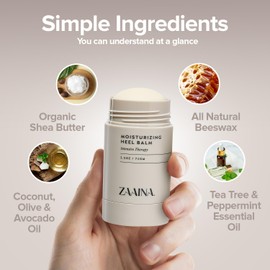 ZAAINA Intensive Heel Balm Stick - Miracle Foot Repair Cream for Calluses and Dry Feet, Moisturizing Foot Balm for Cracked Feet, Elbows, Knees, Heel Softener for Dry Cracked Heels