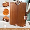 Brosisincorp Real Solid Sapele Cutting Board One Piece No Glue