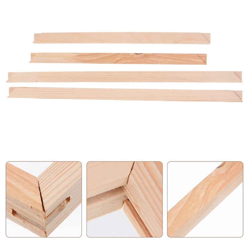 VICASKY Solid Wooden Canvas Frame Oil Painting Frame Set DIY