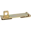KOTARBAU® Hasp 130 mm with Padlock Yellow Galvanised Padlock Bolt
