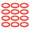 uxcell 12 Pcs Solid Silicone Flat Washer DN65 3-5/32" OD