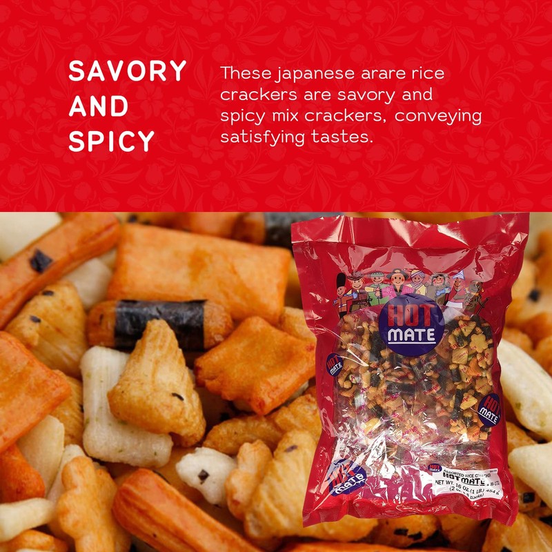 Shirakiku Hot Mate Japanese Rice Cracker | Oriental Asian Arare