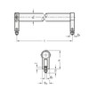 Ganter Normelemente | Tube Handles - GN 333.1-28-200-B-EL | Diameter: