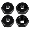 MOHERO 4Pcs 12mm Wheel Hex Hub Adapters Aluminum Alloy Wheel