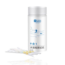 HaoTrade 50 Pcs 9 in 1 Water Test Strips, Aquarium Water Test Kit, Spa, Drinking Water, Swimming Pool Water Test Strips for Hardness PH Manganese Nitrate Iron Nitrite Copper Chlorine Mercury & More