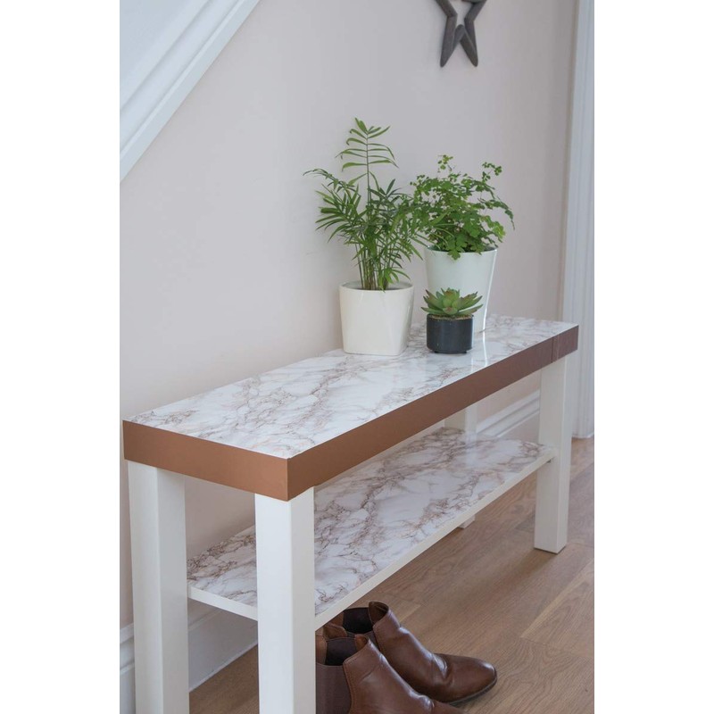 d-c-fix self-Adhesive Film Brown Marble Stone 26.5'' x 78.7"