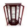 Dolls House Mahogany Mirrored China Cabinet Curio Shop Display Case