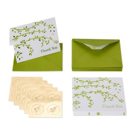 Papyrus Thank You Cards with Envelopes, Branches (20-Count)