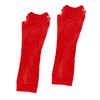 Seeksmile Women's Girls 80's Theme Party Emo Fingerless Arm Fishnet