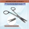 Premium Iris Scissors Micro Dissecting Scissors Curved 4.5" with Fine