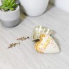 DEMDACO Brave Metallic Pink and Gold Tone 4 x 3