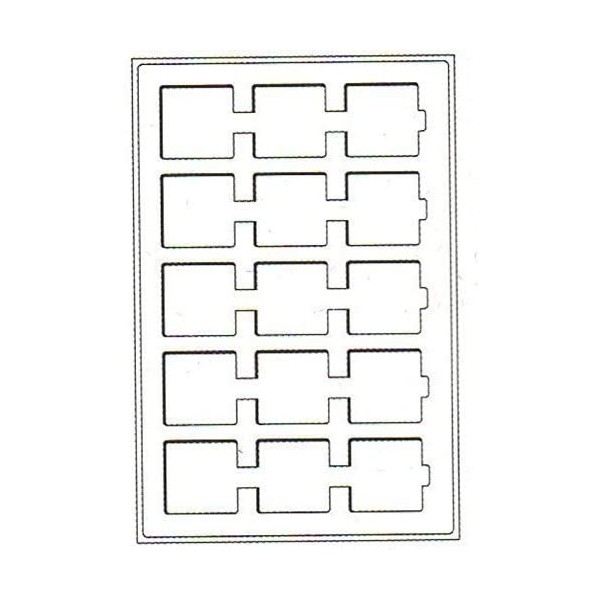 Lighthouse Blue Felt Coin Display Trays Storage Assorted Sizes In