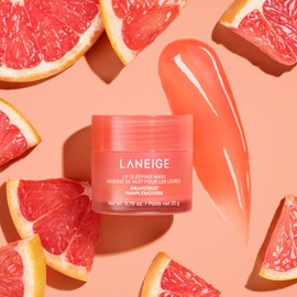 LANEIGE LANEIGE Lip Sleeping Mask Grapefruit: Deeply Hydrate & Nourish, with Vitamin C, Murumuru & Shea Butter, Antioxidants, for Flaky, Dry Lips