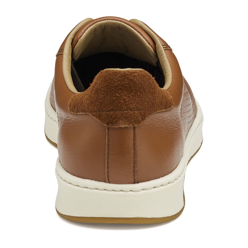 Johnston & Murphy Men's Daxton U-Throat Tan Full Grain 10.5