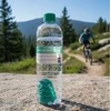 Botella de Agua con Infusor, Transparente, Tapa Verde, 950 ml
