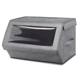 Whitmor Stackable Window Box, Crosshatch Gray