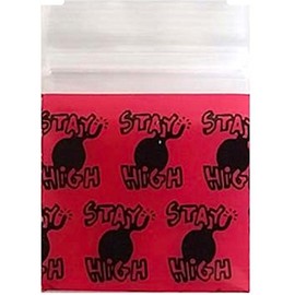 PLASTIC ZIPLOCK BAGGIES 200-1" x 1" Stay High Small