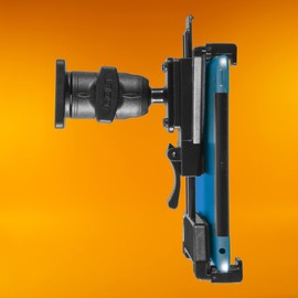 iBolt TabDock DynaMount AMPS w/ 2î Single Socket Arm Drill Base Mount for All 7î-10î Tablets for Trucks, ELDís, Wall Mounting, Sprinter Vans, etc.